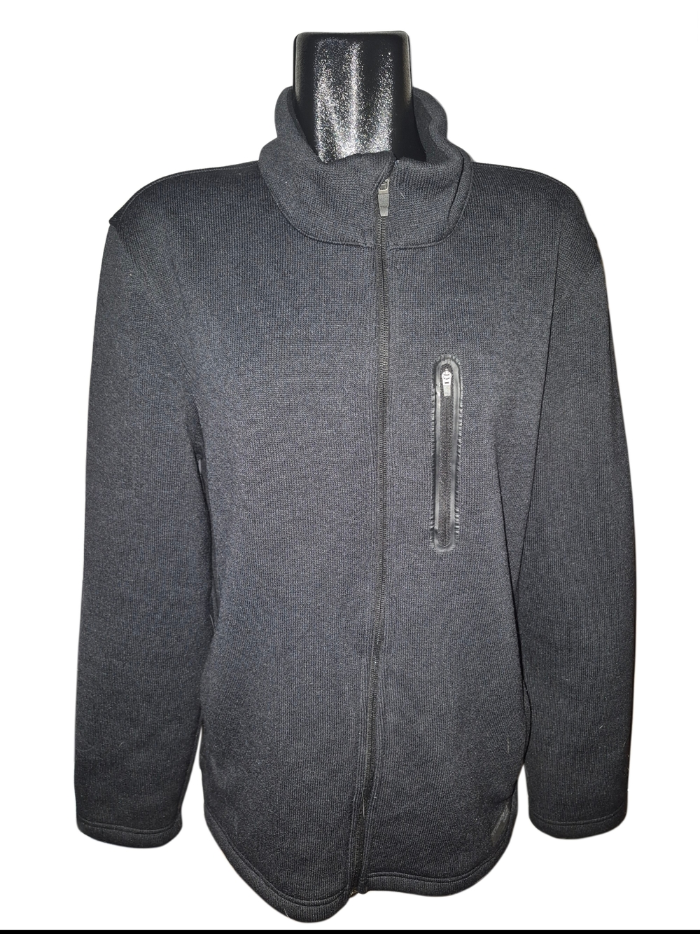 Sunice Stormpack Men's Black Full-Zip Fleece Lined Sweater Jacket Size XL